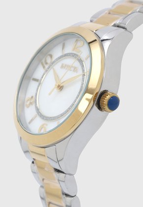 Reloj Dorado-Plateado-Blanco Invicta Ángel