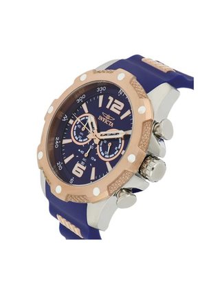 Reloj Invicta Modelo 39991 Azul, Oro Rosa Hombre