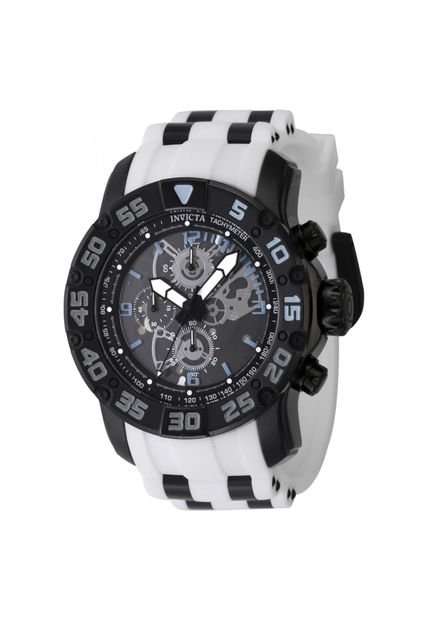 Reloj Invicta Modelo 48064 Blanco, Negro Hombre