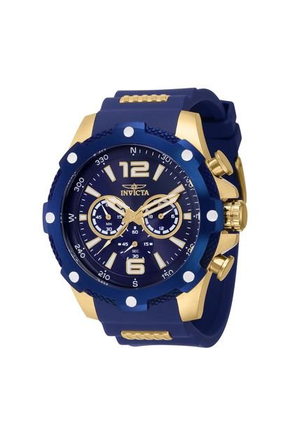 Reloj Para Hombres Invicta I-Force 39997 Azul, Oro