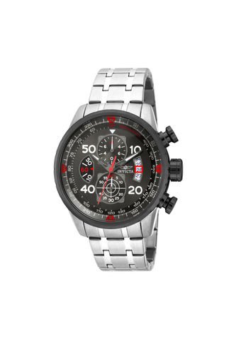 Reloj Para Hombre Invicta Aviator 17204 Plateado Invicta