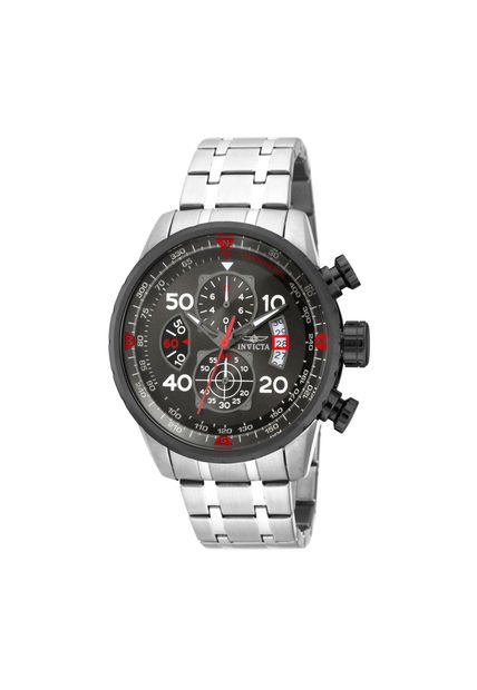Reloj Para Hombre Invicta Aviator 17204 Plateado
