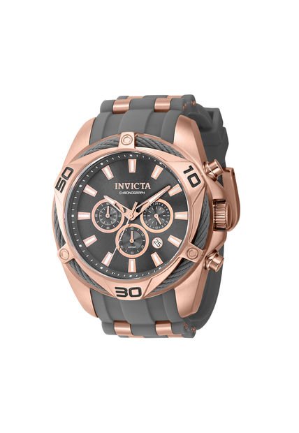 Reloj Invicta Modelo 40340 Gris, Oro Rosa Hombre