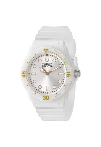 Reloj Invicta Modelo 49204 Transparente, Blanco Dama Invicta