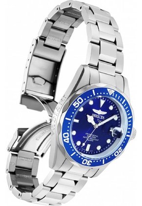 Reloj Para Hombre Invicta Pro Diver 9204OB Plateado