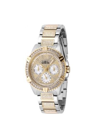 Reloj Invicta Modelo 48565 Blanco, Dorado, Acero Dama Invicta