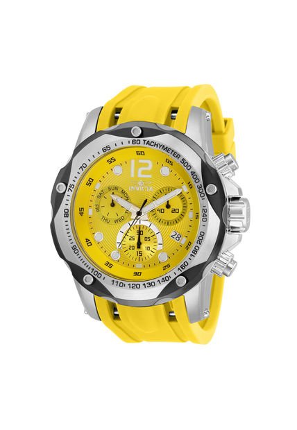 Reloj Para Hombre Invicta Speedway Inv33 Amarillo