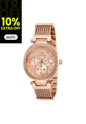 Reloj Para Mujer Invicta Angel 28920 Oro Rosa Invicta