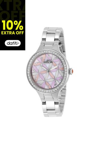 Reloj Para Mujer Invicta Wildflower 28823 Plateado Invicta