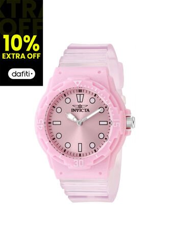 Reloj Invicta Modelo 49205 Transparente, Rosa Dama Invicta