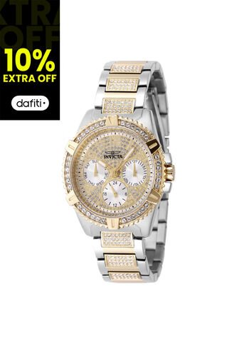 Reloj Invicta Modelo 48565 Blanco, Dorado, Acero Dama Invicta