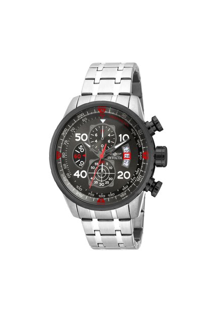 Reloj Para Hombre Invicta Aviator 17204 Plateado