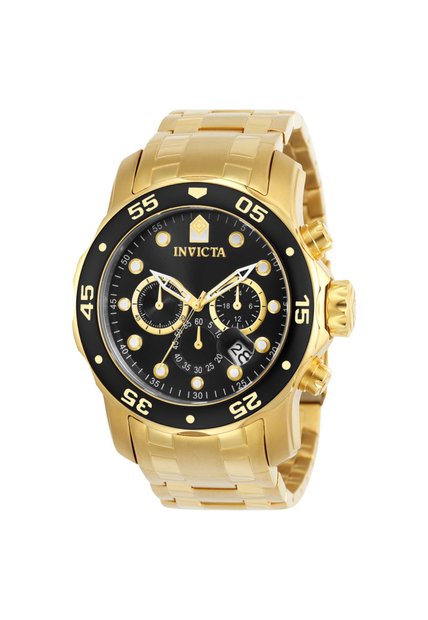 Reloj Para Hombre Invicta Pro Diver 0072 Dorado