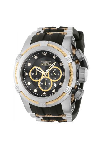 Reloj Para Hombre Invicta Bolt 37192 Negro, Oro, Acero Invicta