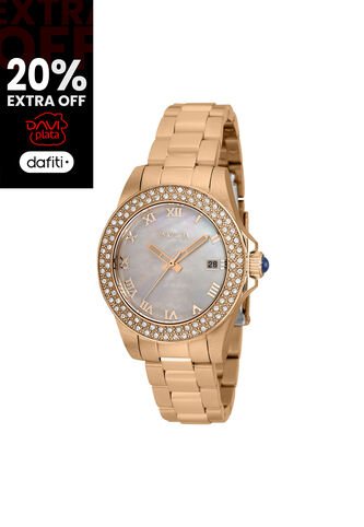 Reloj Para Mujer Invicta Angel 36074 Oro Rosa Invicta