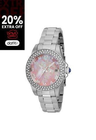 Reloj Para Mujer Invicta Angel 36070 Plateado Invicta