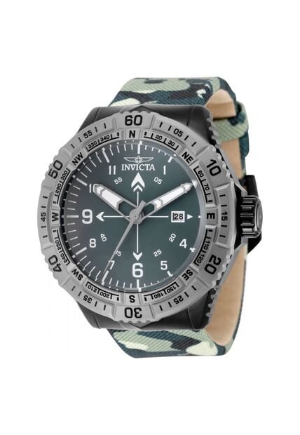 Reloj Invicta Modelo 49510 Camuflaje, Verde Hombres