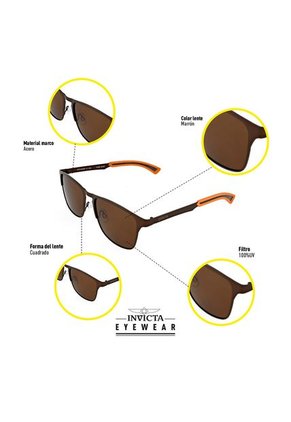 Gafas Invicta Modelo I43610-obj-01-p03 Negro Hombre