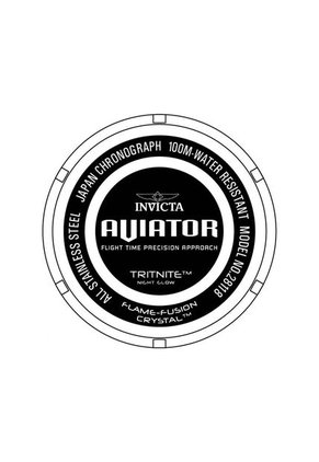 Reloj Para Hombre Invicta Aviator 28118 Oro Rosa