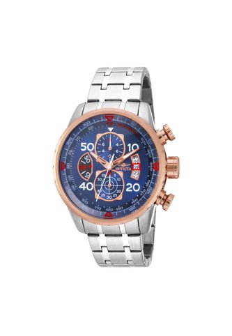 Reloj Para Hombre Invicta Aviator 17203 Plateado Invicta