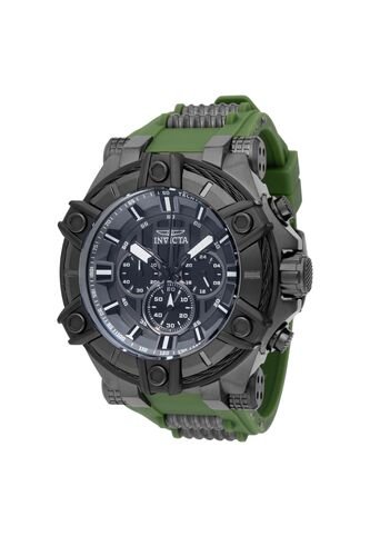 Reloj Invicta Modelo 49807 Verde Militar, Gris Plomo Hombres Invicta