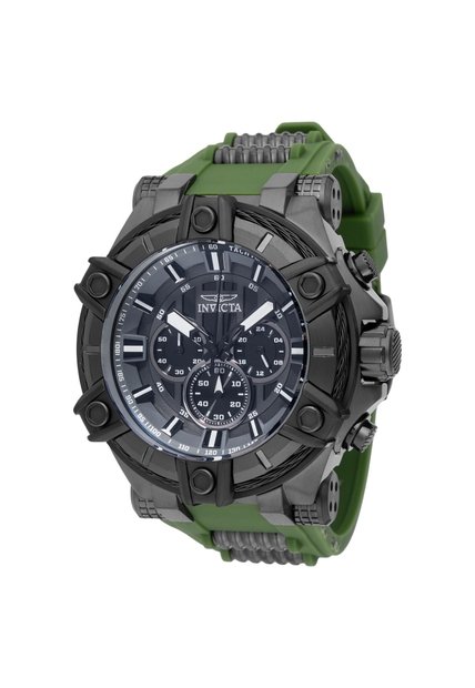 Reloj Invicta Modelo 49807 Verde Militar, Gris Plomo Hombres