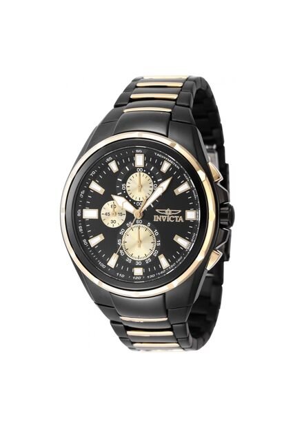 Reloj INVICTA Modelo 47823 Negro, Dorado Hombres
