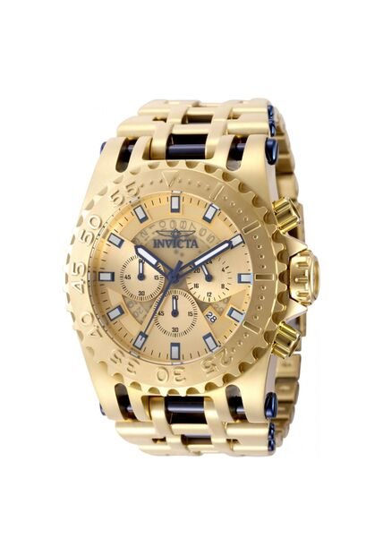 Reloj Invicta Modelo 49762 Azul Oscuro, Dorado Hombres