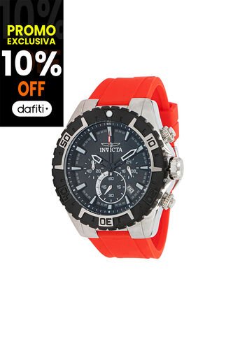 Reloj Para Hombre Invicta Aviator 37631 Rojo Invicta