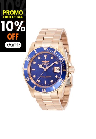 Reloj Para Hombre Invicta Pro Diver 30601 Oro Rosa Invicta