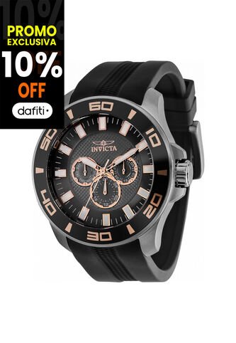 Reloj Para Hombre Invicta Pro Diver 35741 Negro Invicta