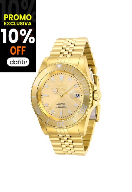 Reloj Para Hombre Invicta Pro Diver 30096 Dorado