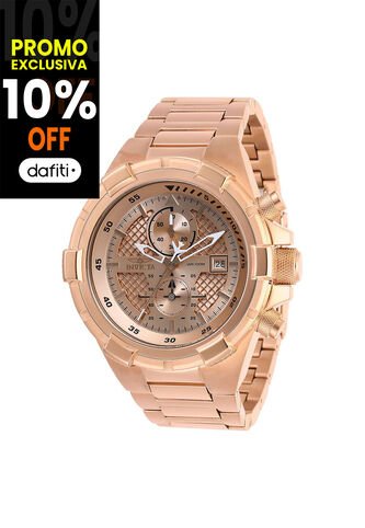 Reloj Para Hombre Invicta Aviator 28128 Oro Rosa Invicta