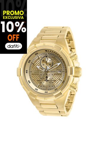 Reloj Para Hombre Invicta Aviator 28122 Dorado Invicta