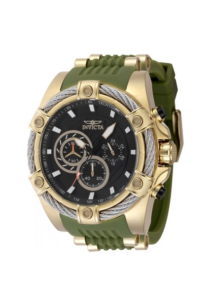 Reloj Invicta Modelo 48385 Verde, Dorado Hombres