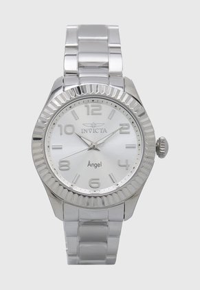 Reloj Plateado-Blanco Invicta Ángel