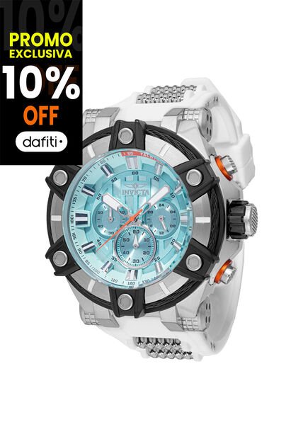 Reloj Invicta Modelo 49805 Blanco, Acero Hombres