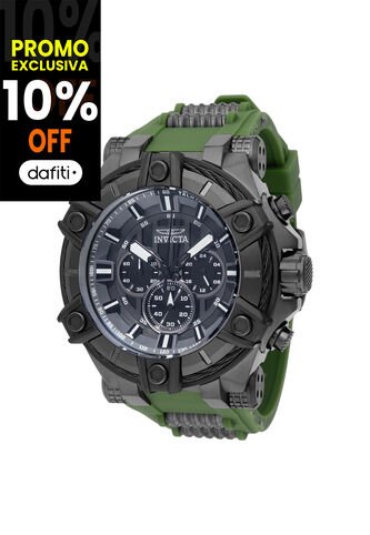 Reloj Invicta Modelo 49807 Verde Militar, Gris Plomo Hombres Invicta