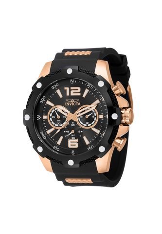Reloj Para Hombres Invicta I-Force 39989 Negro, Oro Rosa Invicta