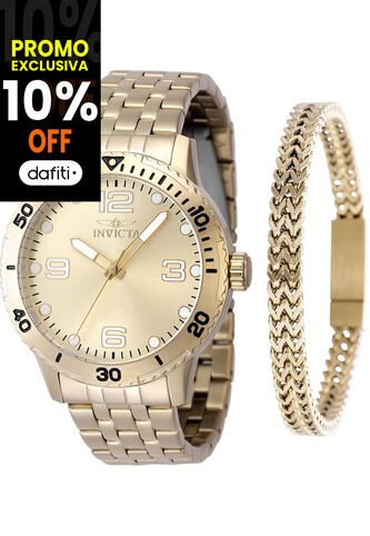 Reloj Invicta Modelo 48262 Dorado Hombre Invicta