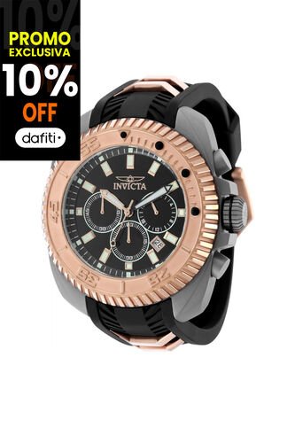 Reloj Invicta Modelo 49794 Negro, Oro Rosa Hombres Invicta