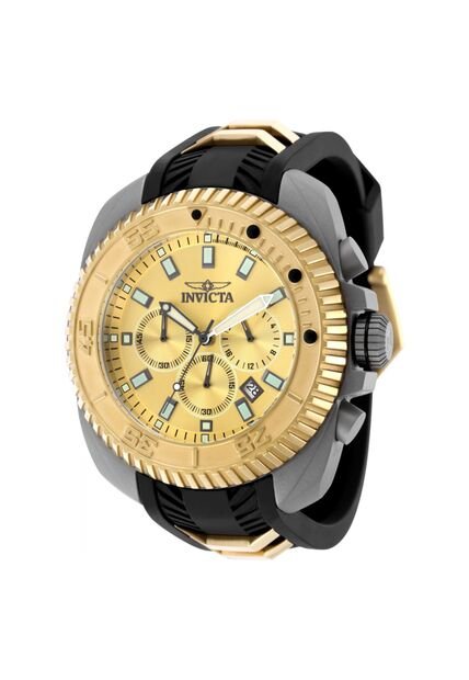 Reloj Invicta Modelo 49793 Negro, Dorado Hombres