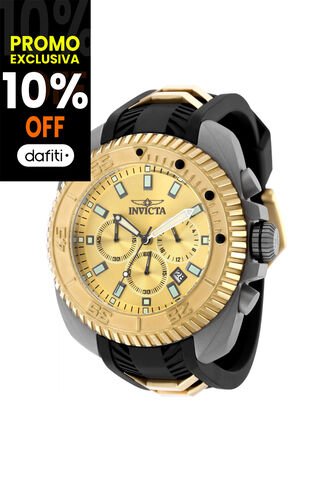 Reloj Invicta Modelo 49793 Negro, Dorado Hombres Invicta