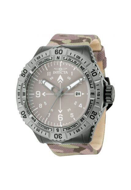 Reloj Invicta Modelo 49512 Camuflaje, Verde, Tostado Hombres