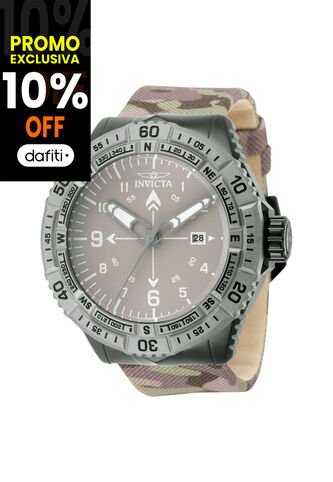 Reloj Invicta Modelo 49512 Camuflaje, Verde, Tostado Hombres Invicta