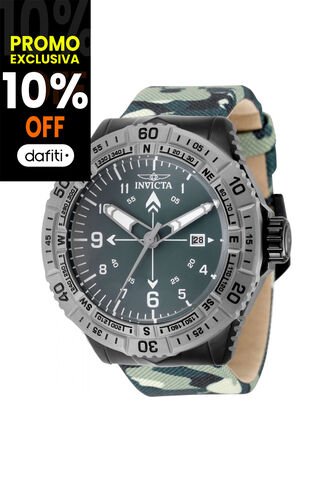 Reloj Invicta Modelo 49510 Camuflaje, Verde Hombres Invicta