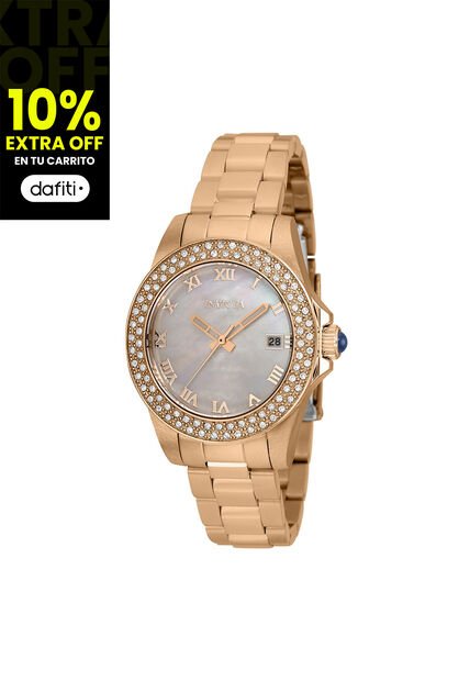 Reloj Para Mujer Invicta Angel 36074 Oro Rosa
