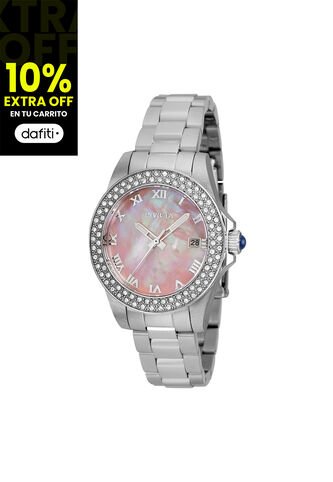 Reloj Para Mujer Invicta Angel 36070 Plateado Invicta