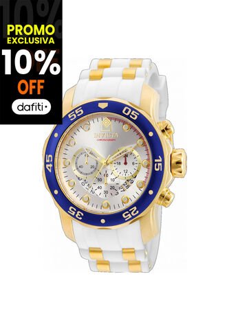 Reloj Invicta Modelo 20293 Oro Blanco Hombres Invicta