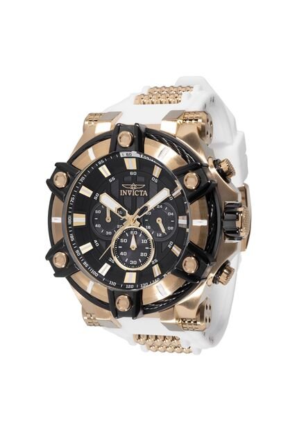 Reloj Invicta Modelo 49806 Oro Blanco Hombres